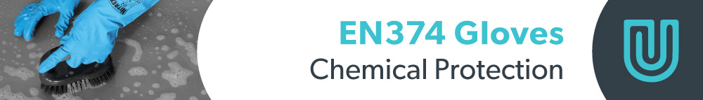 EN374 gloves - Chemical Protection.